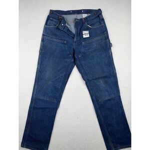 Key Industries Mens Double Knee Carpenter Jeans Denim Work Pants 36x36 FS3181